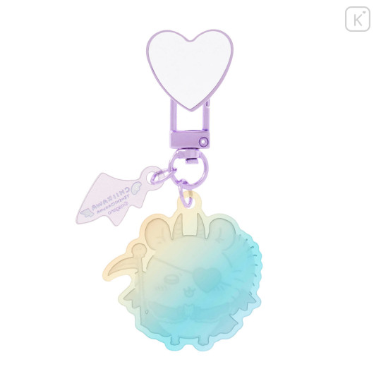 Japan Chiikawa Phone Holder Keychain with Key Ring Charm - Momonga : Angel ♡ Demon - 5