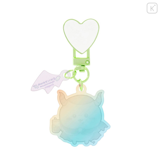 Japan Chiikawa Phone Holder Keychain with Key Ring Charm - Kurimanju : Angel ♡ Demon - 5