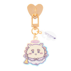 Japan Chiikawa Phone Holder Keychain with Key Ring Charm - Shisa : Angel ♡ Demon
