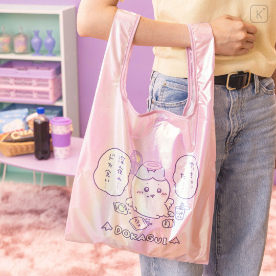 Japan Chiikawa Aurora Eco Shopping Bag - Hachiware : Angel ♡ Demon Late Night - 3