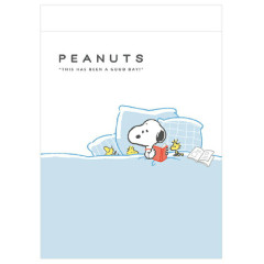Japan Peanuts Mini Notepad - Snoopy & Woodstock : Bedtime