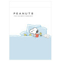 Japan Peanuts Mini Notepad - Snoopy & Woodstock : Bedtime - 1