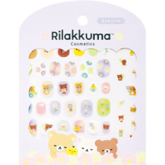 Japan San-X Nail Sticker - Rilakkuma : Basic Rilakkuma Flower