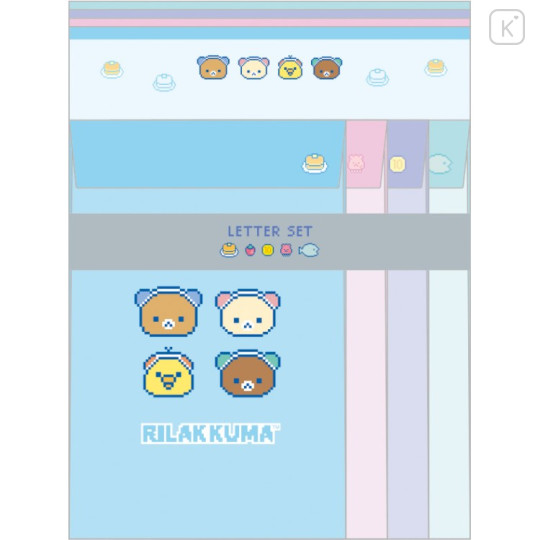 Japan San-X Letter Envelope Set - Rilakkuma : Rilakkuma Gaming - 1