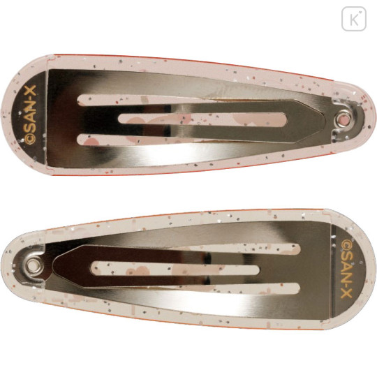 Japan San-X Hairpin Set - Korilakkuma : Cherry Heart - 3