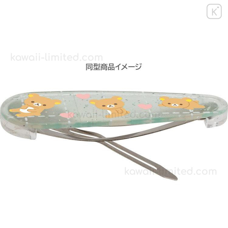 Japan San-X Hairpin Set - Korilakkuma : Cherry Heart