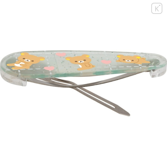 Japan San-X Hairpin Set - Rilakkuma : Cherry Heart - 3