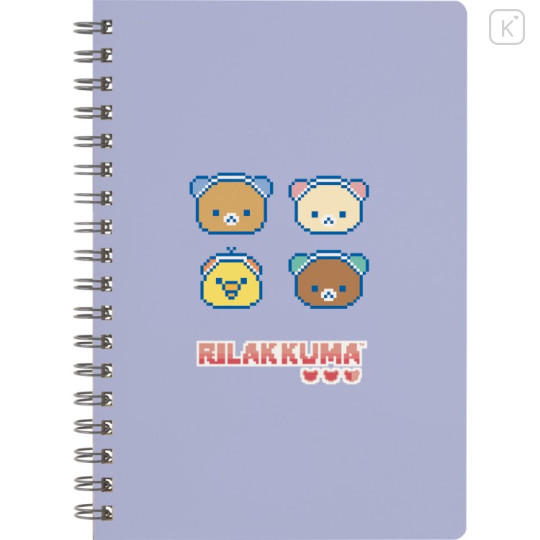Japan San-X B6SP Notebook - Rilakkuma Gaming Purple - 1
