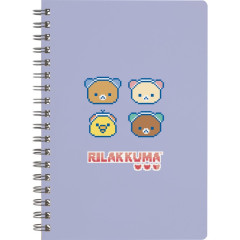 Japan San-X B6SP Notebook - Rilakkuma Gaming Purple