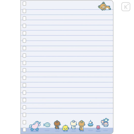 Japan San-X B6SP Notebook - Rilakkuma Gaming Purple - 2