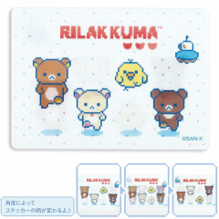 Japan San-X Lenticular Sticker - Rilakkuma Gaming White