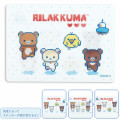Japan San-X Lenticular Sticker - Rilakkuma Gaming White - 1