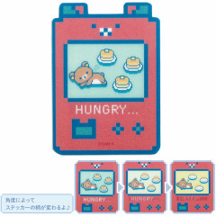 Japan San-X Lenticular Sticker - Rilakkuma Gaming : Game Start
