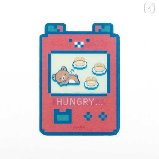 Japan San-X Lenticular Sticker - Rilakkuma Gaming : Game Start - 3