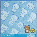 Japan San-X Mini Towel Jacquard Handkerchief - Kiiroitori & Rilakkuma : Rilakkuma Gaming Pixel Art - 1