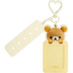Japan San-X Photo Keychain - Rilakkuma : With Custom Tag