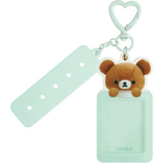 Japan San-X Photo Keychain - Chairoikoguma : With Custom Tag
