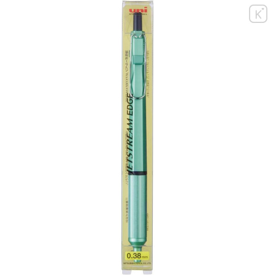 Japan Uni Jetstream Edge Ballpoint Pen - 0.38mm Mint Green - 2