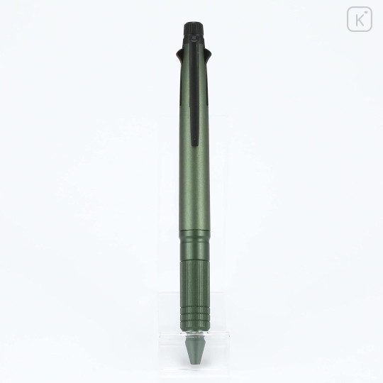 Japan Uni Jetstream 4&1 Metal Multi Ballpoint Pen + Mechanical Pencil - 0.5mm Dark Green - 2