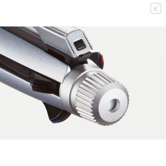 Japan Uni Jetstream 4&1 Metal Multi Ballpoint Pen + Mechanical Pencil - 0.5mm Ice Silver - 3