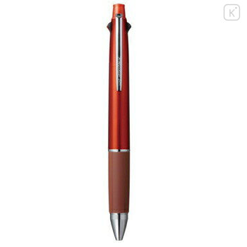 Japan Uni Jetstream 4&1 Multi Ballpoint Pen + Mechanical Pencil - 0.5mm Blood Orange - 1