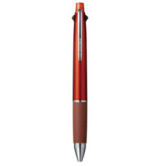 Japan Uni Jetstream 4&1 Multi Ballpoint Pen + Mechanical Pencil - 0.5mm Blood Orange