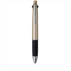 Japan Uni Jetstream 4&1 Multi Ballpoint Pen + Mechanical Pencil - 0.38mm Champagne Gold