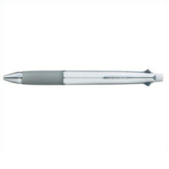 Japan Uni Jetstream 4&1 Multi Ballpoint Pen + Mechanical Pencil - 0.7mm Silver