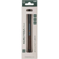 Japan Uni Kuru Toga Wood Mechanical Pencil - 0.5mm Steel Grey - 1