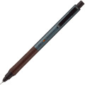Japan Uni Kuru Toga Wood Mechanical Pencil - 0.5mm Steel Grey - 2