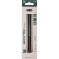 Japan Uni Kuru Toga Wood Mechanical Pencil - 0.5mm Forest Green - 1