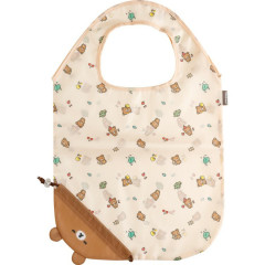Japan San-X Eco Shopping Bag With Pocket - Chairoikoguma : Orange