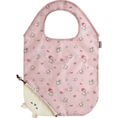 Japan San-X Eco Shopping Bag With Pocket - Korilakkuma : Pink