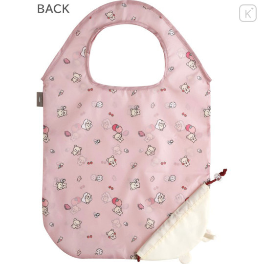 Japan San-X Eco Shopping Bag With Pocket - Korilakkuma : Pink - 3