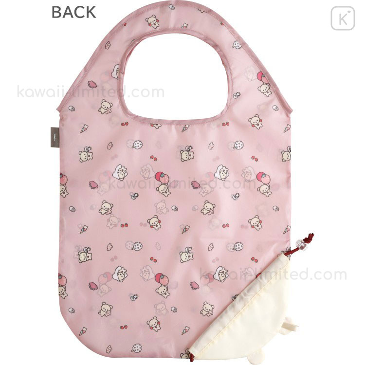 Japan Kawaii Shop 専用 Japan San-X Eco Shopping Bag With Pocket - Korilakkuma