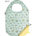 Japan San-X Eco Shopping Bag With Pocket - Kiiroitori : Green - 3