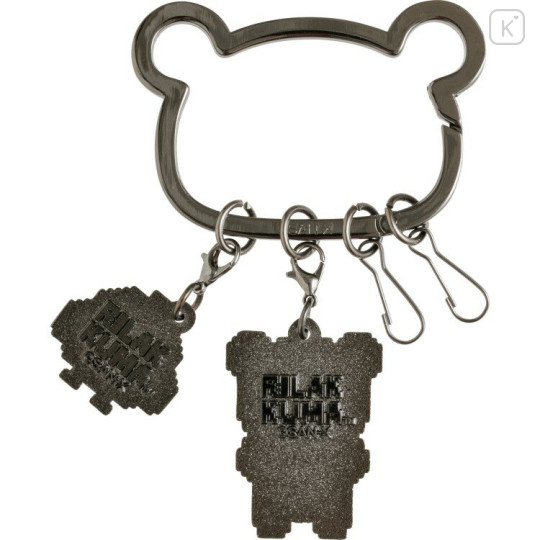 Japan San-X Mascot Carabiner Smart Keychain - Kiiroitori & Rilakkuma : Rilakkuma Gaming Pixel Art - 2