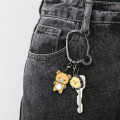 Japan San-X Mascot Carabiner Smart Keychain - Kiiroitori & Rilakkuma : Rilakkuma Gaming Pixel Art - 3