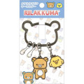 Japan San-X Mascot Carabiner Smart Keychain - Kiiroitori & Rilakkuma : Rilakkuma Gaming Pixel Art - 4