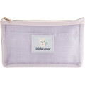 Japan San-X Mesh Pen Pouch - Korilakkuma : Basic Rilakkuma Flower - 1