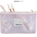 Japan San-X Mesh Pen Pouch - Korilakkuma : Basic Rilakkuma Flower - 4
