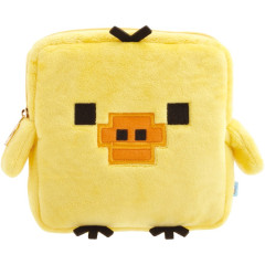 Japan San-X Plush Pouch - Kiiroitori : Rilakkuma Gaming Pixel Art
