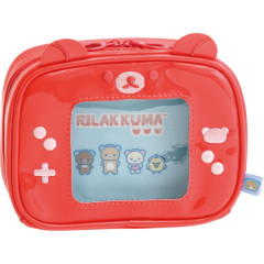 Japan San-X Vertical Cosmetic Pouch - Rilakkuma : Rilakkuma Gaming Console