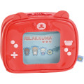Japan San-X Vertical Cosmetic Pouch - Rilakkuma : Rilakkuma Gaming Console - 1