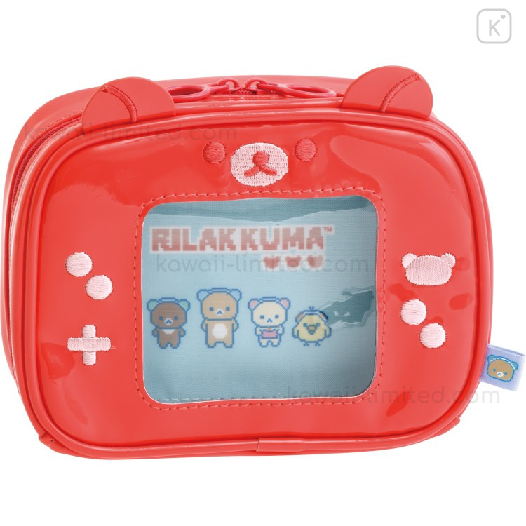 Japan San-X Vertical Cosmetic Pouch - Rilakkuma : Rilakkuma