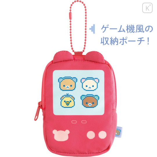 Japan San-X Eco Shopping Bag & Mascot Pouch - Rilakkuma : Rilakkuma Gaming - 2