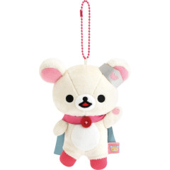 Japan San-X Hanging Plush - Korilakkuma : Rilakkuma Gaming Strawberry Hero