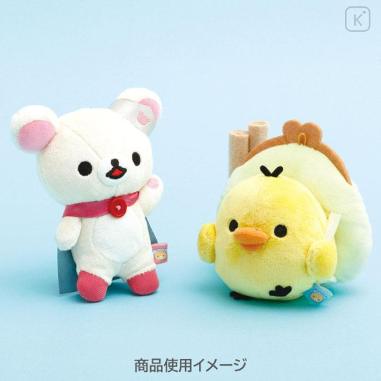 Japan San-X Hanging Plush - Korilakkuma : Rilakkuma Gaming Strawberry Hero - 4
