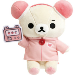 Japan San-X Plush Toy - Korilakkuma : Rilakkuma Gaming Pink