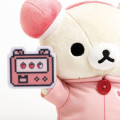 Japan San-X Plush Toy - Korilakkuma : Rilakkuma Gaming Pink - 4